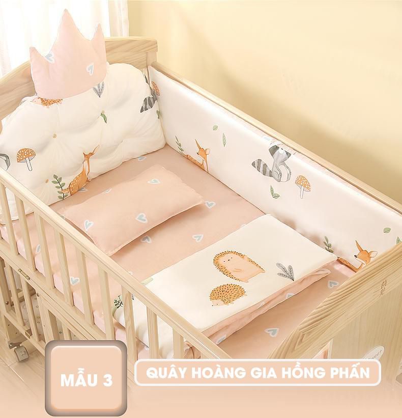 Nôi cũi giường thông minh Chilux 2020 có 6 chế độ đa năng 69 Quay Cui Noi Giuong Cui Chilux (5)