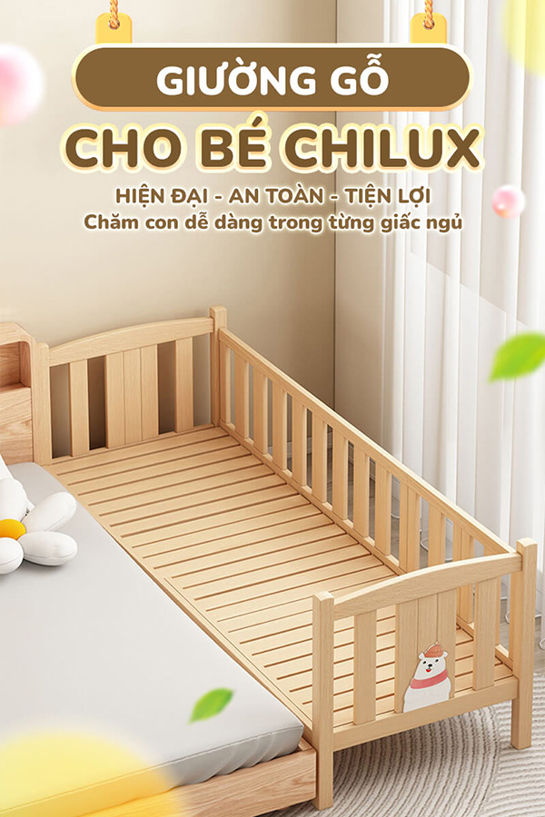 Giường gỗ Chilux 11 Giường gỗ Chilux