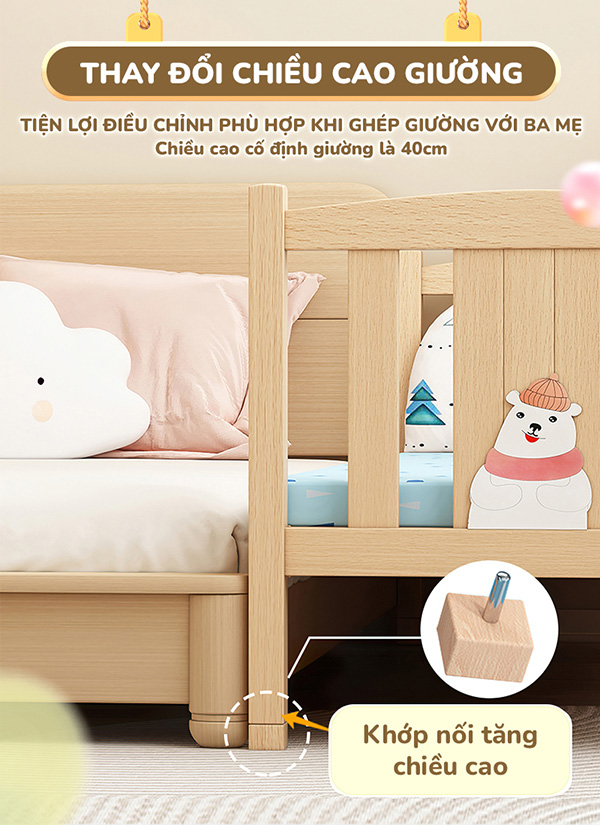 Giường gỗ Chilux 10 Giường gỗ Chilux