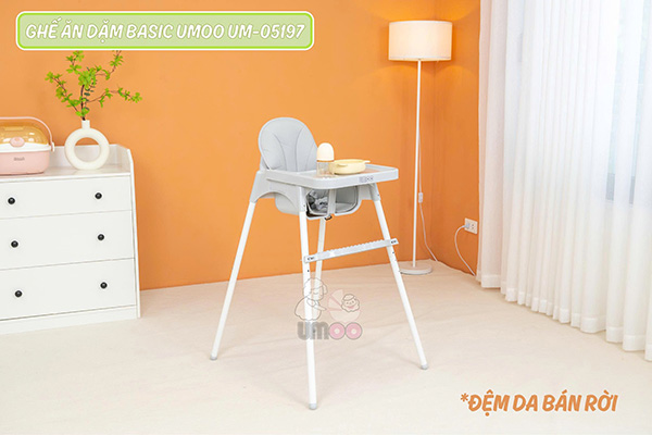 Ghế ăn dặm Basic Umoo UM- 05197 9 Ghế ăn dặm Basic Umoo UM- 05197