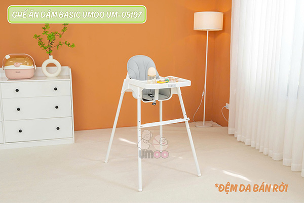 Ghế ăn dặm Basic Umoo UM- 05197 8 Ghế ăn dặm Basic Umoo UM- 05197