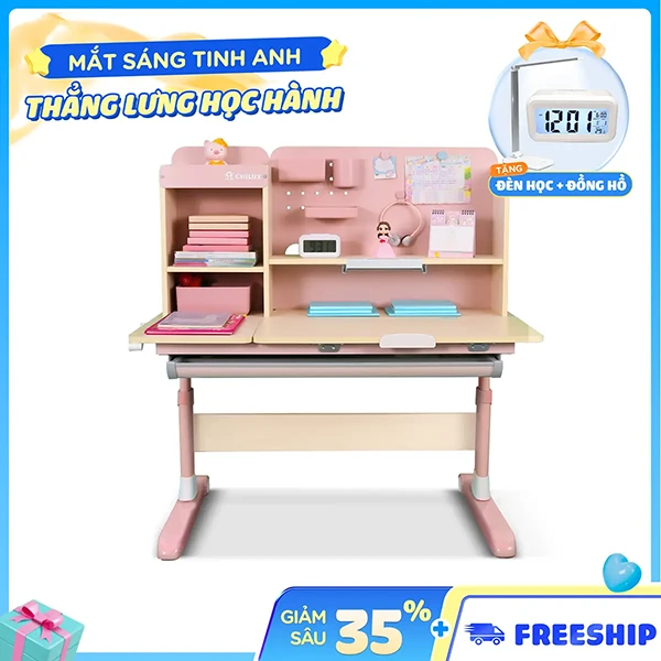 Bàn học Chilux Smart D 1 Bàn học Chilux Smart D