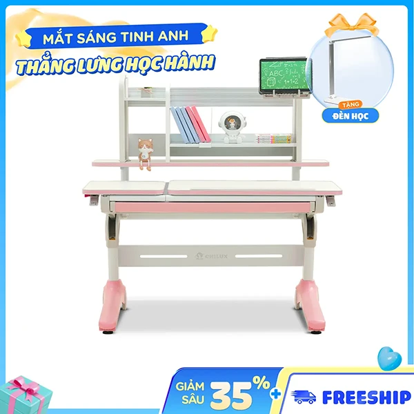 Bàn học Chilux Smart E nâng hạ bằng Piston 5 Bàn học Chilux Smart E nâng hạ bằng Piston