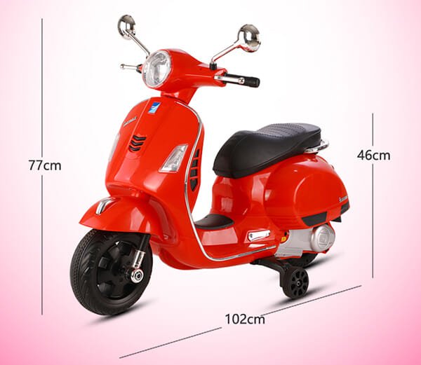 Xe May Dien Vespa Q618 Cho Be Gai (3)