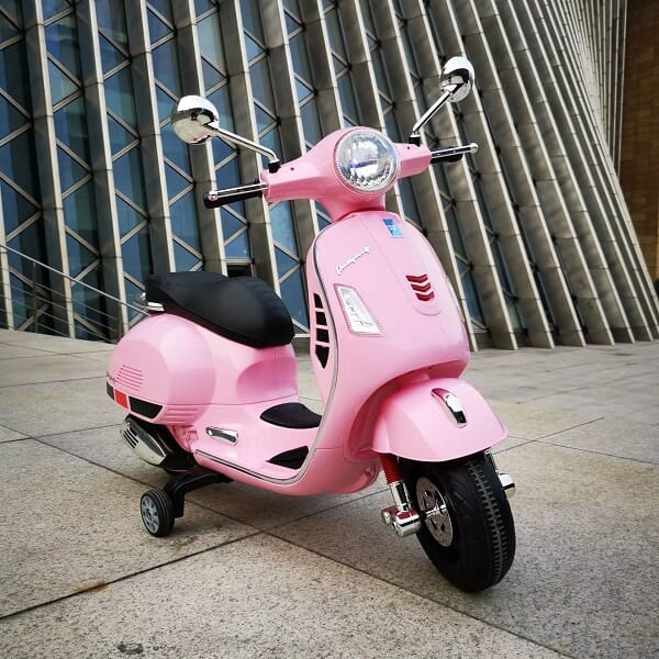 Xe May Dien Vespa Q618 Cho Be Gai (9)