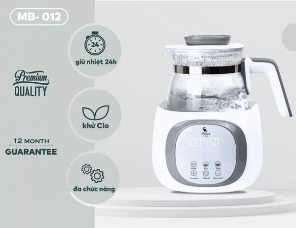 Bình Đun Nước Pha Sữa Đa Năng Moaz Bebe MB012