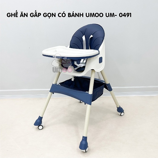 ghe an gap gon umoo 0491 co banh xe 6 shopcon