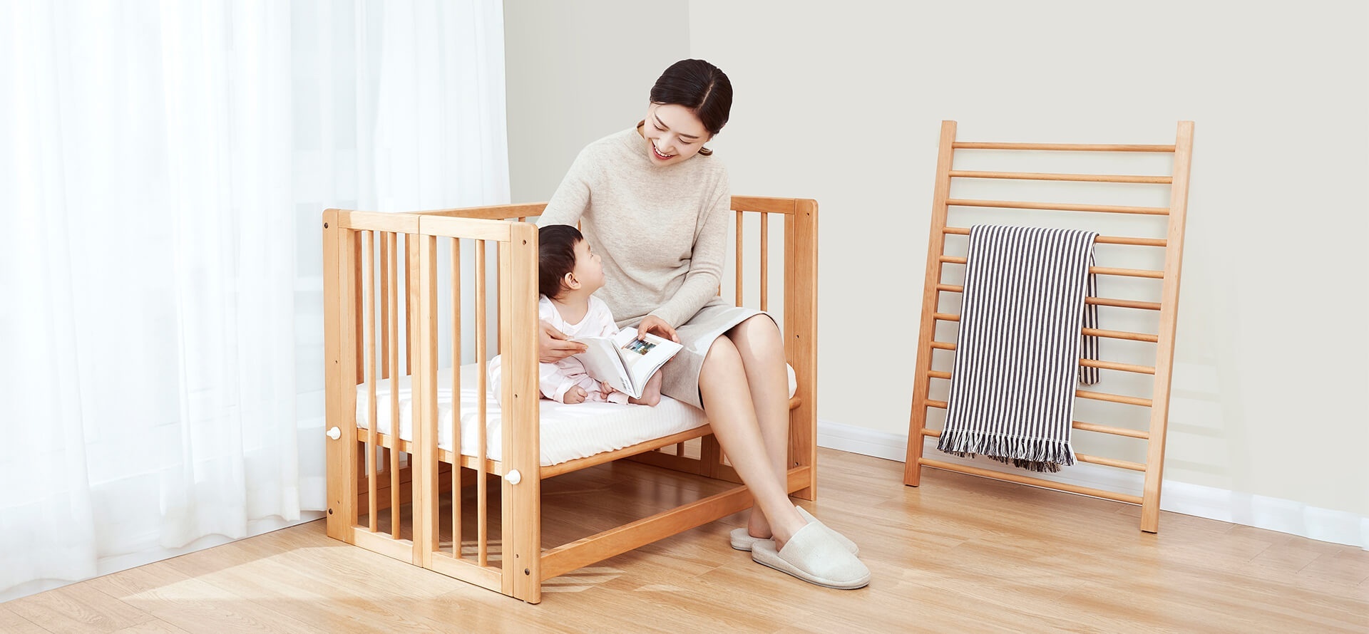 Giường cũi an toàn cho bé tại Shopcon.vn
