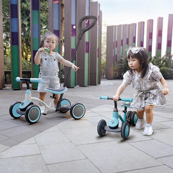 xe thang bang 4 banh globber learning bike deluxe 3 in 1 tu 1 3 tuoi 6 shopcon