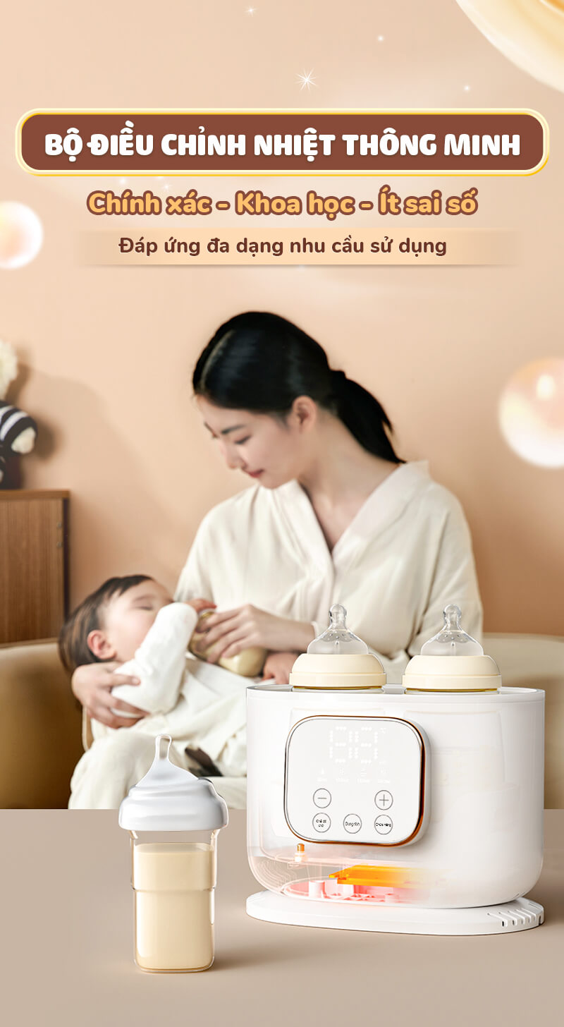 Máy hâm sữa Chilux H5 đa năng