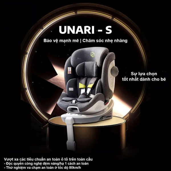 Ghế ngồi ô tô GB Unari Stage 0 - 7 tuổi