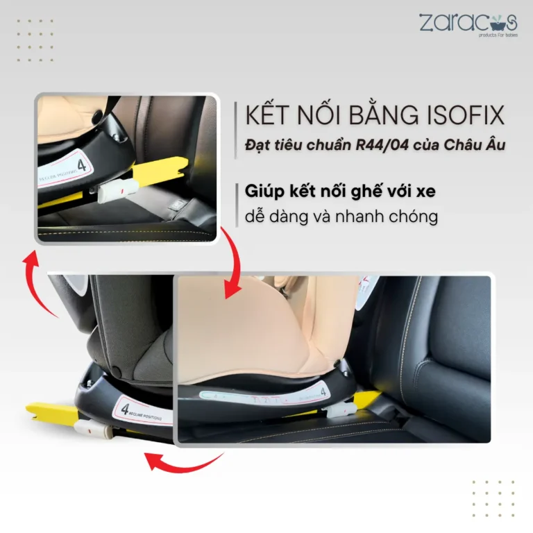 Ghế ô tô Zaracos Cohen 7186 – ISofix