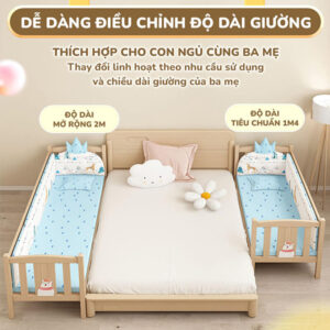 Giường gỗ Chilux