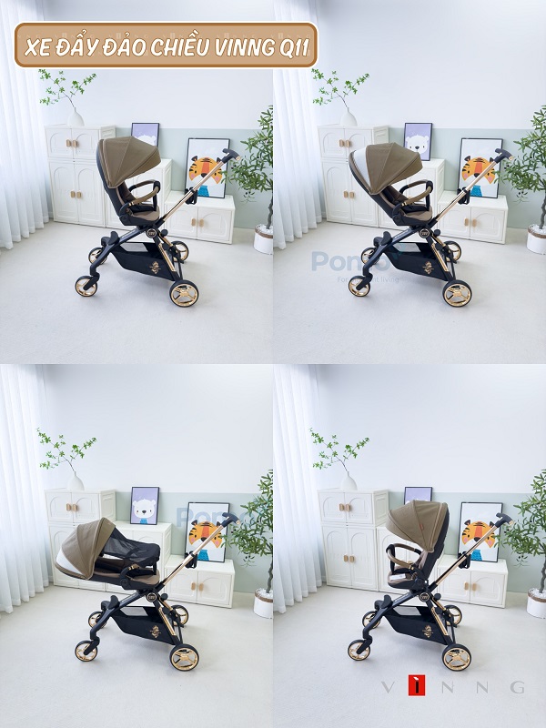 Xe đẩy Vinng Q11 em bé 0-6 tuổi 11 Xe đẩy Vinng Q11 em bé 0-6 tuổi