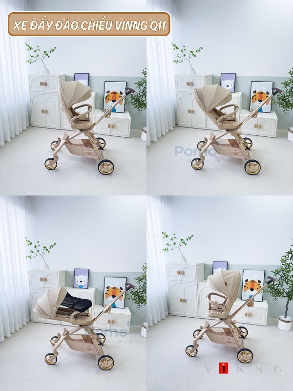Xe đẩy Vinng Q11 em bé 0-6 tuổi 7 Xe đẩy Vinng Q11 em bé 0-6 tuổi