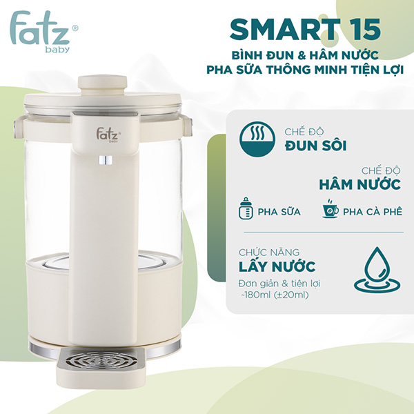 Máy đun và hâm nước pha sữa Smart 15 FB3809DF