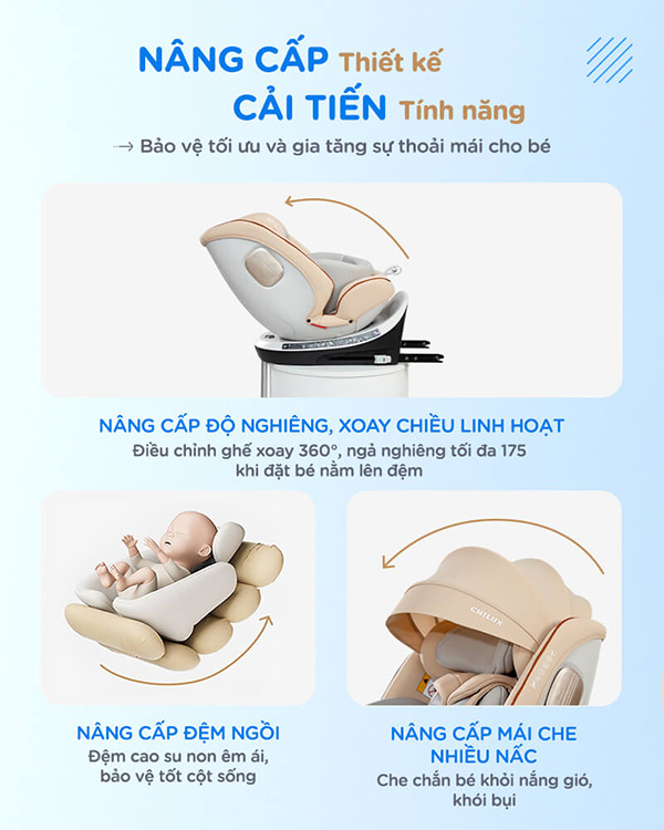 Ghế ngồi ô tô Chilux X86 17 Ghế ngồi ô tô Chilux X86