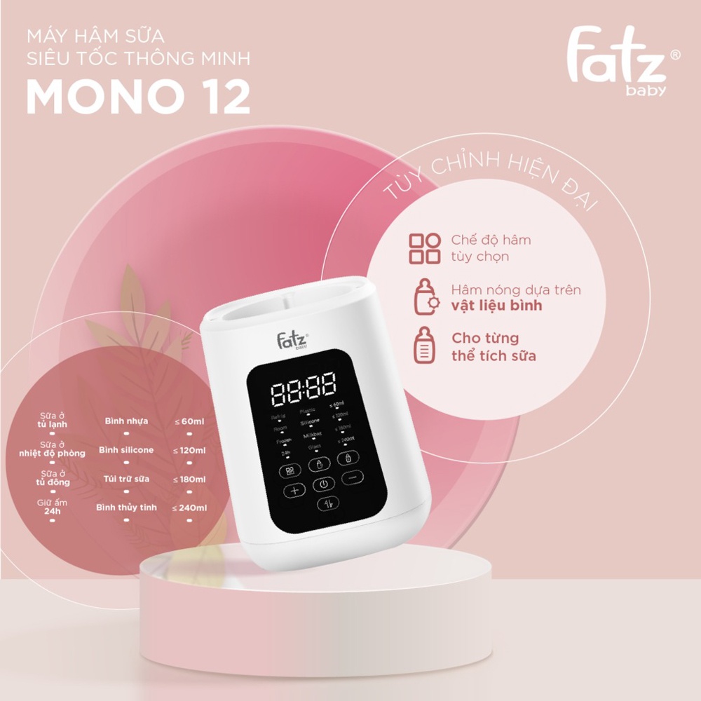 Máy hâm sữa siêu tốc Mono 12 FB3011KB
