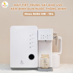 Máy tiệt trùng UVC và đun nước Moaz BéBé MB-104