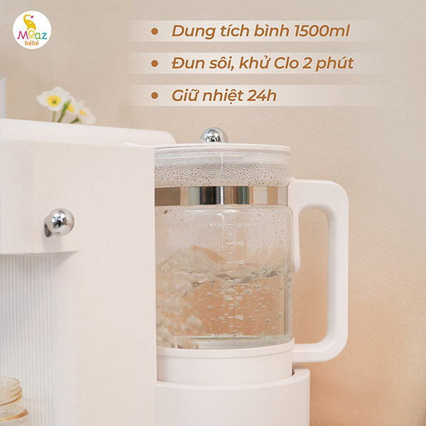 Máy tiệt trùng UVC và đun nước Moaz BéBé MB-104