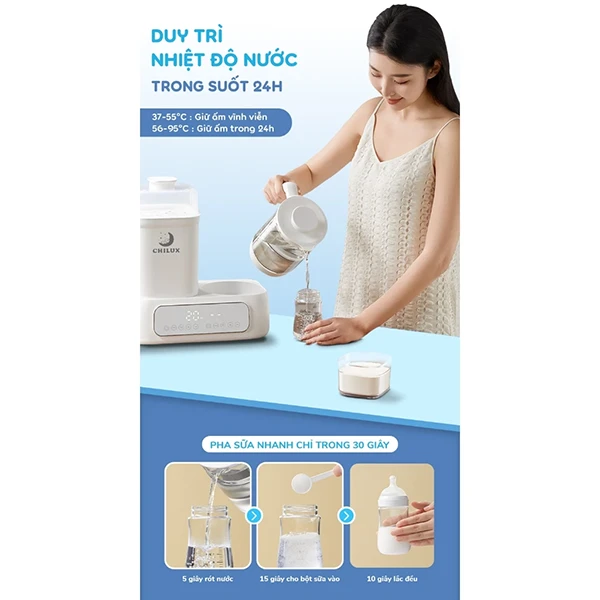 Máy Tiệt Trùng Sấy Khô Hâm Sữa Chilux C5