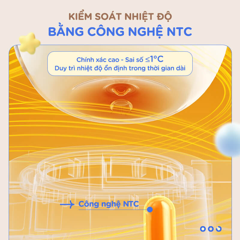 Máy lắc và giữ ấm bình sữa Chilux H7