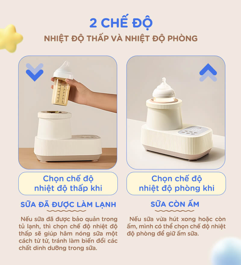 Máy lắc và giữ ấm bình sữa Chilux H7