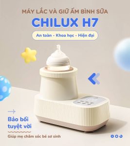Máy lắc và giữ ấm bình sữa Chilux H7